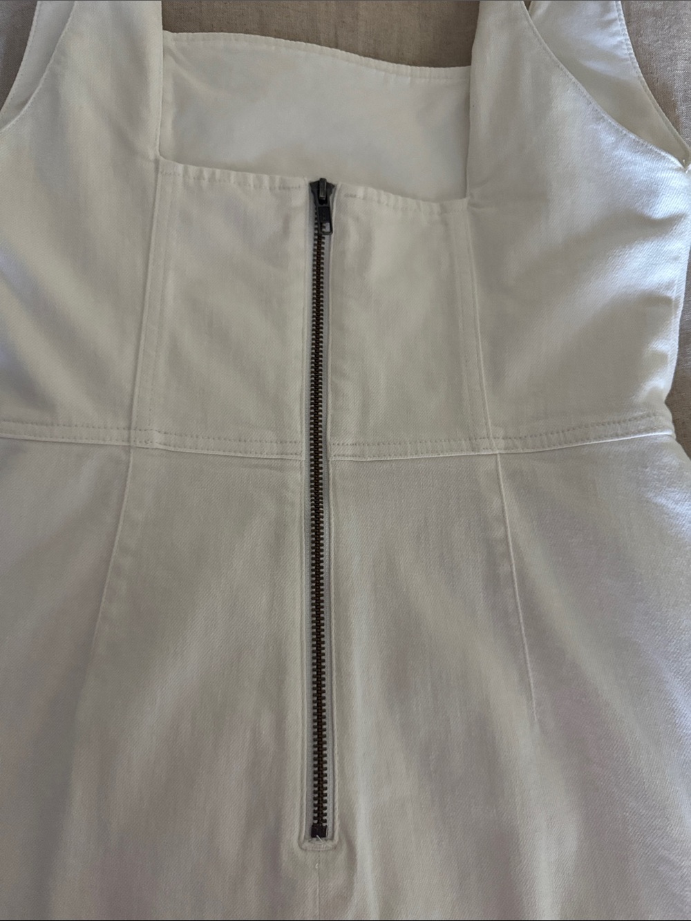 Alice + Olivia White Tie-Shoulder Mini Dress - Picture 8 of 8